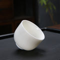 Dehua White Porcelain "Sheep Fat Jade" Gongfu Tea Cup - Master's Tasting Cup, Thin-Walled & Silky Smooth, Elegant Choice for Home Tea Ceremonies